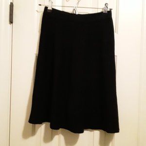Black, classic skirt